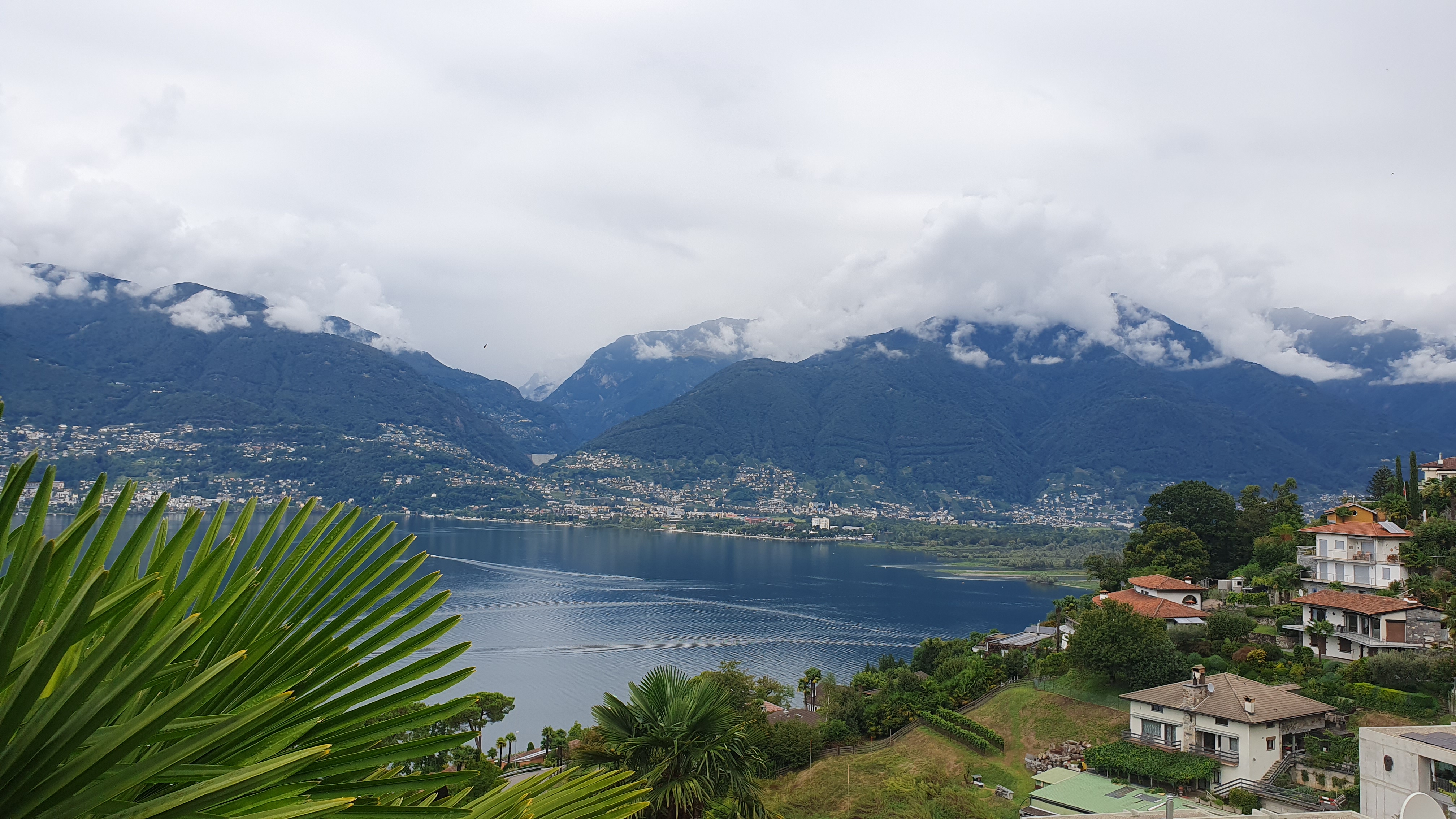 6.9.2024 Blick auf Tenero/Locarno (CH)